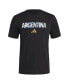 Фото #3 товара Men's Black Argentina National Team High Brand Read T-Shirt