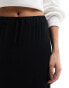 Фото #6 товара Object column maxi skirt in black