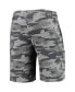 Фото #4 товара Men's Charcoal, Gray Michigan State Spartans Camo Backup Terry Jam Lounge Shorts