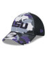 Фото #1 товара Men's Camo/Black LSU Tigers Active 39THIRTY Flex Hat