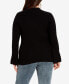 ფოტო #2 პროდუქტის Plus Size Zoe Long Bell Sleeve Sweater