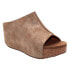 Фото #2 товара Volatile Carrier Wedge Womens Brown Casual Sandals PV112-221