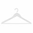 Set of Clothes Hangers 5five 44,5 x 23,5 x 1,5 cm Metal White 5 Units