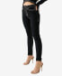 Women's Halle Super T Exposed Button Skinny Jeans