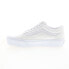 Фото #5 товара Vans Old Skool Plat VN0A3B3UW00 Mens White Canvas Lifestyle Sneakers Shoes 8