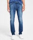 Фото #2 товара Men's Skinny-Fit Medium Wash Jeans, Created for Macy's