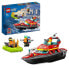 Фото #1 товара Конструктор пластиковый Lego City Пожарно-спасательная лодка 60373