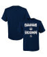 ფოტო #1 პროდუქტის Preschool Boys and Girls Navy UConn Huskies 2023 NCAA Men's Basketball National Champions T-shirt