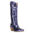 Dingo Dance Hall Queen Sequin Snip Toe Cowboy Womens Purple Casual Boots DI182-