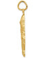 ფოტო #2 პროდუქტის Nefertiti Charm Pendant in 14k Yellow Gold