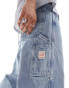 Фото #2 товара Levi's Workwear 568 stay loose carpenter jeans in light blue