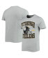 Фото #1 товара Men's Heathered Gray Pittsburgh Steelers Helmet T-shirt