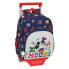 Фото #1 товара Школьный рюкзак с колесиками Mickey Mouse Clubhouse Only one Тёмно Синий (28 x 34 x 10 cm)