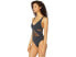 Фото #2 товара Bleu Rod Beattie 264208 Women's V-Neck Mio One Piece Swimsuits Black Size 6