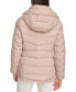 Women's Stretch Hooded Puffer Coat, Created for Macy's