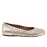 Фото #1 товара Softwalk Sonoma S1862-732 Womens Beige Leather Slip On Ballet Flats Shoes 10.5