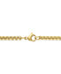 ფოტო #4 პროდუქტის Men's Diamond Cross Oval 22" Pendant Necklace in Black & Gold-Tone Ion-Plated Stainless Steel