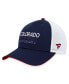 ფოტო #3 პროდუქტის Men's Navy, White Colorado Avalanche Authentic Pro Alternate Jersey Adjustable Trucker Hat