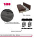 Фото #3 товара Sofa mit Schlafunktion CANALE