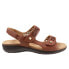 Фото #1 товара Trotters Romi T2118-215 Womens Brown Wide Leather Slingback Sandals Shoes