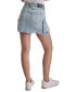 Women's Denim Cargo Mini Skirt