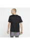 M Nk Df Run Top Ss Erkek Siyah T-shirt - Cj5332-010