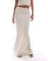 Фото #4 товара Vero Moda textured maxi skirt co-ord in stone