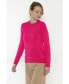 Фото #2 товара Women's 100% Pure Cashmere Long Sleeve Crew Neck Pullover Sweater (1362, Lime, X-Small )