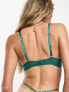 Фото #7 товара Boux Avenue Priyah lace balconette bra with strapping detail in green