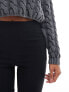 ASOS DESIGN Petite tailored high waist skinny trousers in black