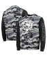 Фото #2 товара Men's Black Chicago Bears Camo Long Sleeve T-shirt