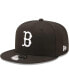 Фото #1 товара Men's Black Boston Red Sox Team 9FIFTY Snapback Hat