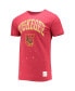 Men's Crimson Tuskegee Golden Tigers Bleach Splatter T-shirt