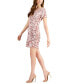 Фото #6 товара Petite Floral-Print Pleated Fit & Flare Dress