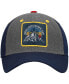 ფოტო #3 პროდუქტის Big Boys Heathered Gray and Navy Team USA Snow Peak Patch Precurved Snapback Hat