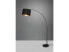 LED Stehlampe Schwarz Gold dimmbar