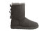 Фото #2 товара Угги женские UGG Mini Bailey Bow II Boot серого цвета 1016225