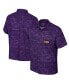 Фото #1 товара Men's Purple LSU Tigers Ozark Button-Up Shirt
