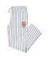 ფოტო #1 პროდუქტის Men's White, Royal New York Mets Big and Tall Pinstripe Sleep Pants