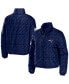 ფოტო #4 პროდუქტის Women's Navy New England Patriots Puffer Full-Zip Jacket