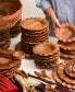 Фото #2 товара Fundamental Wood Ruffle Small Bowl Set of 4, Service for 4