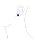 ფოტო #4 პროდუქტის Classic Large Statement 5CT Square Princess Cut AAA Cubic Zirconia CZ Solitaire Clip On Stud Earrings For Women Rhodium Plated For Non Pierced 12MM