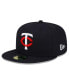 Фото #2 товара Men's Navy Minnesota Twins 2023 Authentic Collection Home 59Fifty Fitted Hat