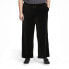 Puma Her Velour Wide Pants Womens Black Casual Athletic Bottoms 846881-01