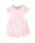 ფოტო #2 პროდუქტის Toddler Girls Cotton Short-Sleeve Dresses 2pk, Blush Floral