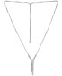 ფოტო #4 პროდუქტის Cubic Zirconia Infinity Frontal Drop Adjustable Necklace (6.6 ct. t.w.) in 18K Sterling Silver or Sterling Silver