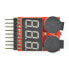 Li-pol 1-8S voltage indicator with P309 buzzer