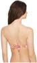Echo Design Women's 236517 Bikini Top Swimwear Hibiscus Pink Size S
