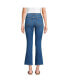 Фото #3 товара Petite Recover High Rise Button Front Kick Flare Crop Jeans