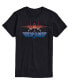 Фото #1 товара Men's Top Gun Logo Plane Printed T-shirt
